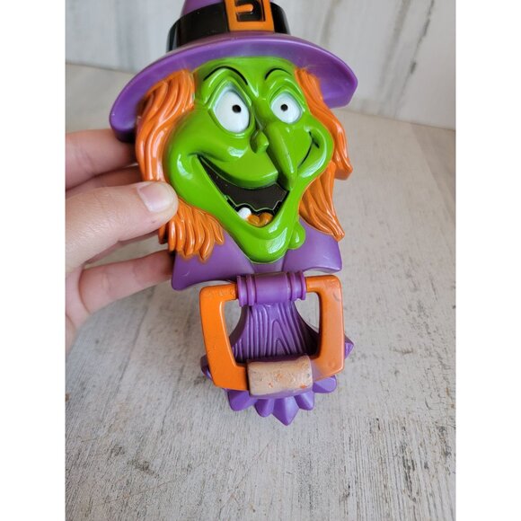 Vintage talking Halloween witch doorbell knocker home decor prop - Picture 4 of 8